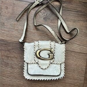 Vintage Brand Cream Crossbody Bag (GUESS)